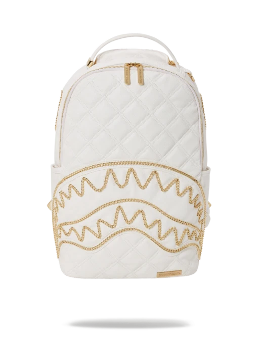 Sprayground Riviera White Gold DLX Backpack -Bag Sale Store 7cc935 560900a175be475a82906b99f4d14d0fmv2 1