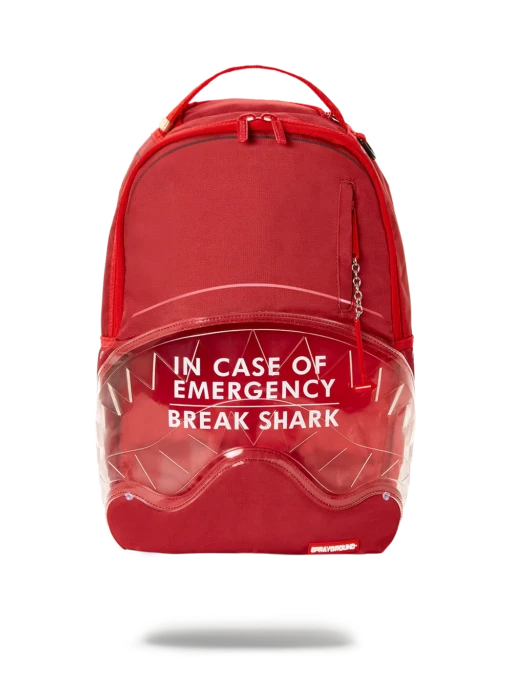 Sprayground Break In Case Of Emergency Shark DLX Backpack -Bag Sale Store 7cc935 6c64855e03394beeb1eca8df7cf8899dmv2 1