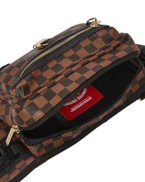 SPRAYGROUND HENNY LOCK SHARKS IN PARIS CARGO CROSSBODY -Bag Sale Store B4341 4