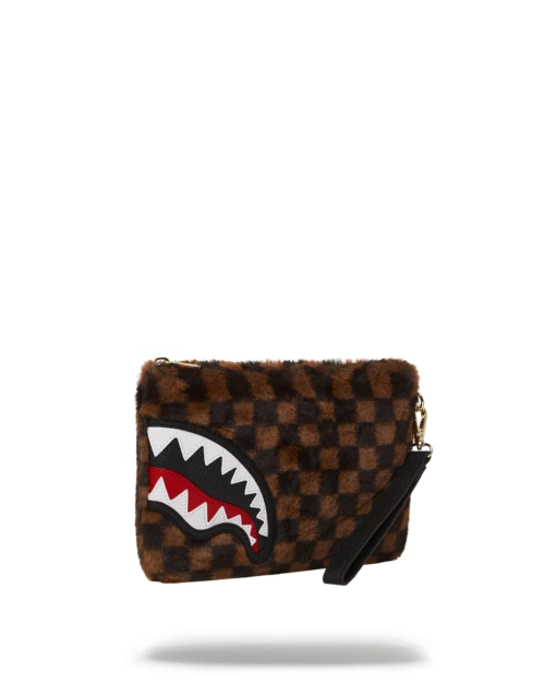 SPRAYGROUND FURRR SHARKS IN PARIS CROSSOVER CLUTCH -Bag Sale Store B4933 2