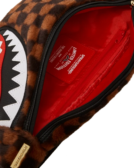 SPRAYGROUND FURRR SHARKS IN PARIS SAVVY CROSSBODY -Bag Sale Store B4934 3