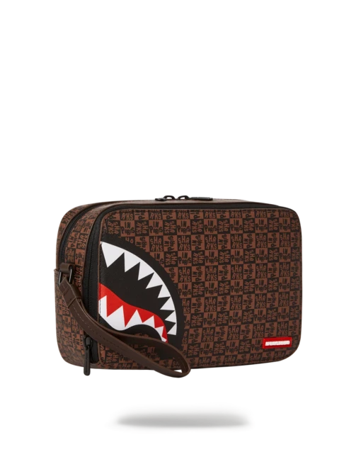 SPRAYGROUND FRENZY SHARKS TOILETRY BAG -Bag Sale Store B4959 2