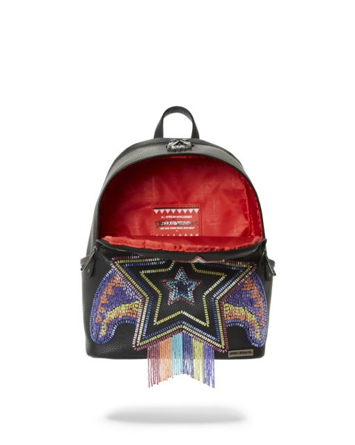 SPRAYGROUND STAR RACER A.I.7 SANDFLOWER COLLAB BEADED SAVAGE BACKPACK -Bag Sale Store B5269 5