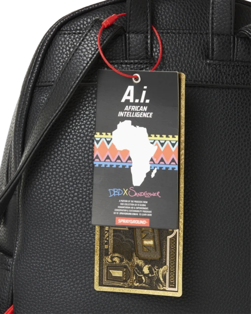 SPRAYGROUND STAR RACER A.I.7 SANDFLOWER COLLAB BEADED SAVAGE BACKPACK -Bag Sale Store B5269 T