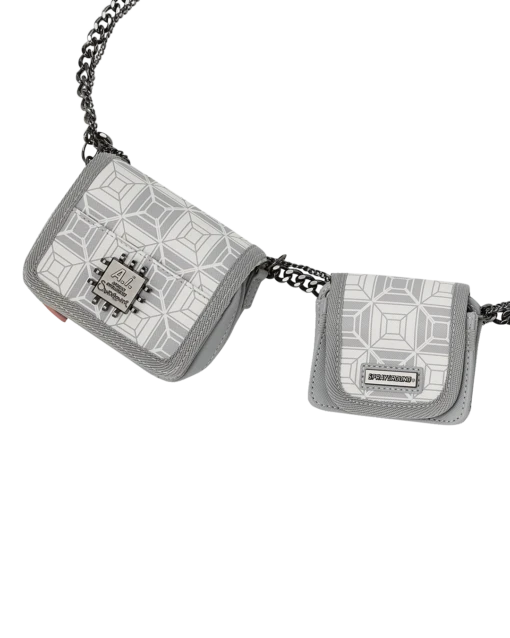 SPRAYGROUND A.I.8 AFRICAN INTELLIGENCE BOOKED & BUSY CHARM WAISTBELT -Bag Sale Store B5571 2