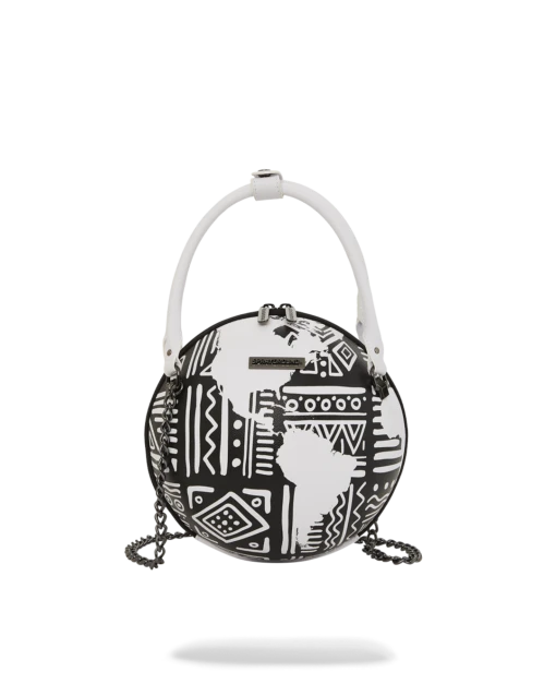 SPRAYGROUND A.I.8 AFRICAN INTELLIGENCE - ORIGIN STORY GLOBE BAG -Bag Sale Store B5634 1