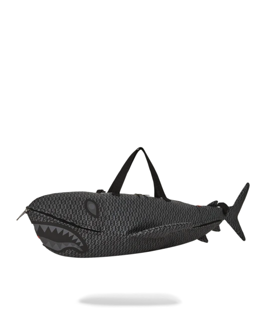 SPRAYGROUND SHARKFINITY STEALTH PILOT SHARK SHAPE DUFFLE -Bag Sale Store D5614 2